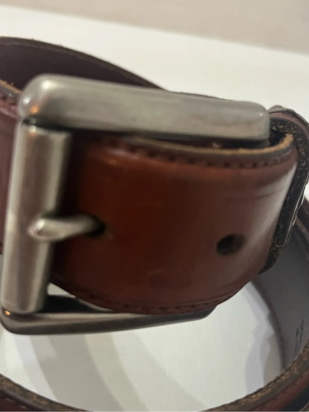 Coach Men's Leather Belt Size 38 Style 5927